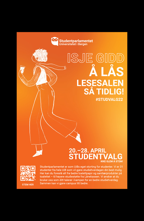 Studentvalg — plakat 2.